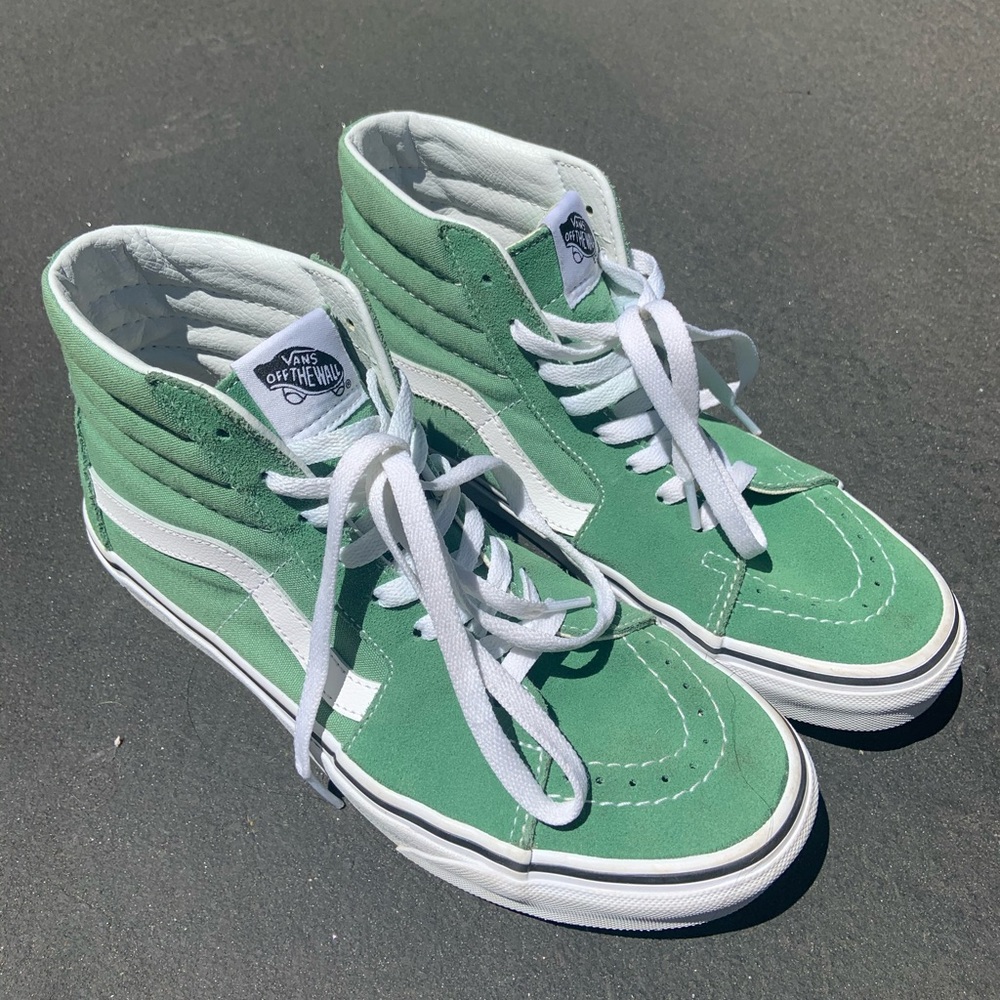 Green hightop vans